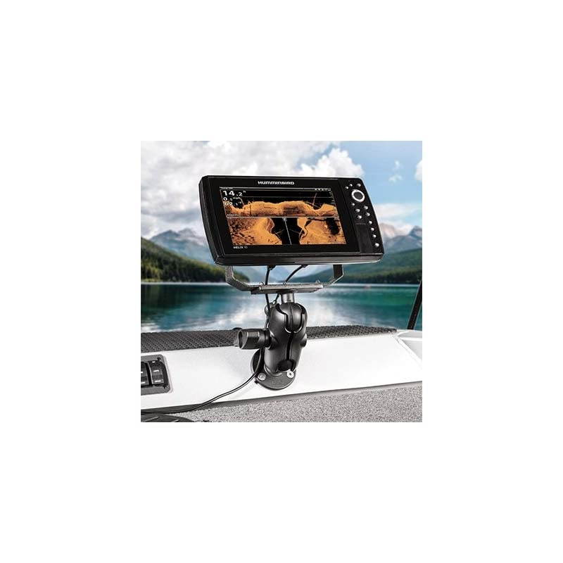 Drill-Down Ball Mount for Humminbird Helix 8-15, Solix & Apex RAM-D-202-25-C-202U with Short Arm