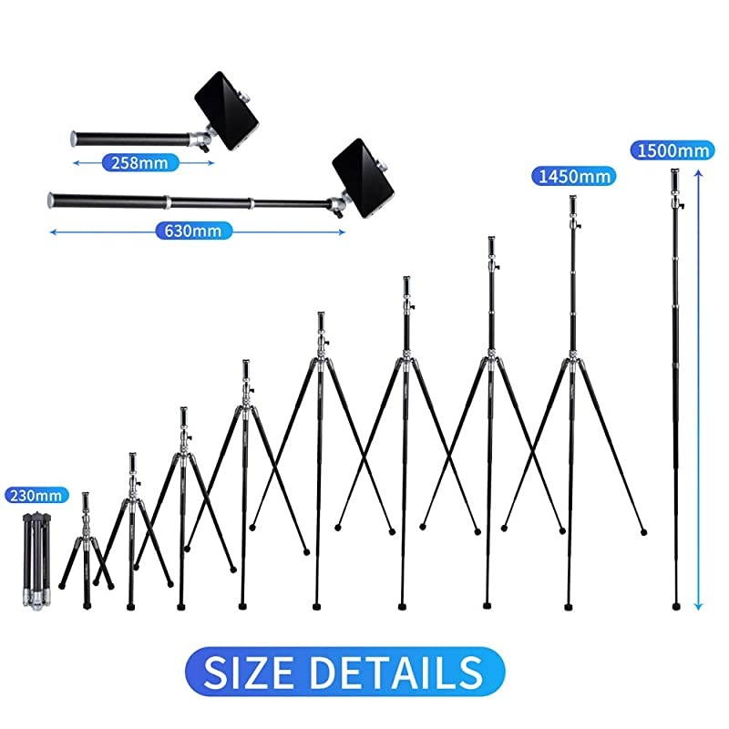 Phone Tripod  3 in 1 Camera Tripod and Selfie Stick Tripod with Bluetooth Remote 57 inch Compatible with iPhone