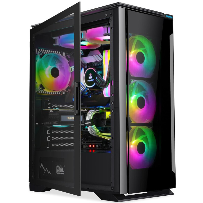 XOTIC V200 Advanced Gaming and Entertainment Desktop (RYZEN 7 5800X 8-core 4.7GHZ Turbo, 16GB DDR4 RAM, 500GB NVMe SSD + 2TB HDD, GeForce RTX 3060 12GB, Windows 10) Liquid Cooled PC