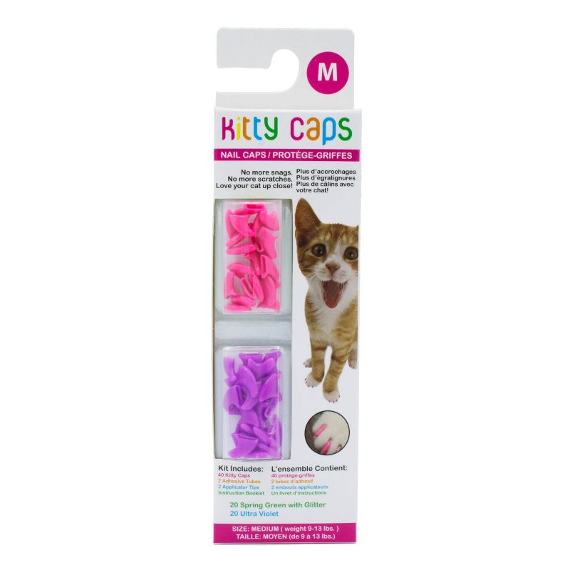 Kitty Caps Hot Purple & Pink Cat Cap - 3pk