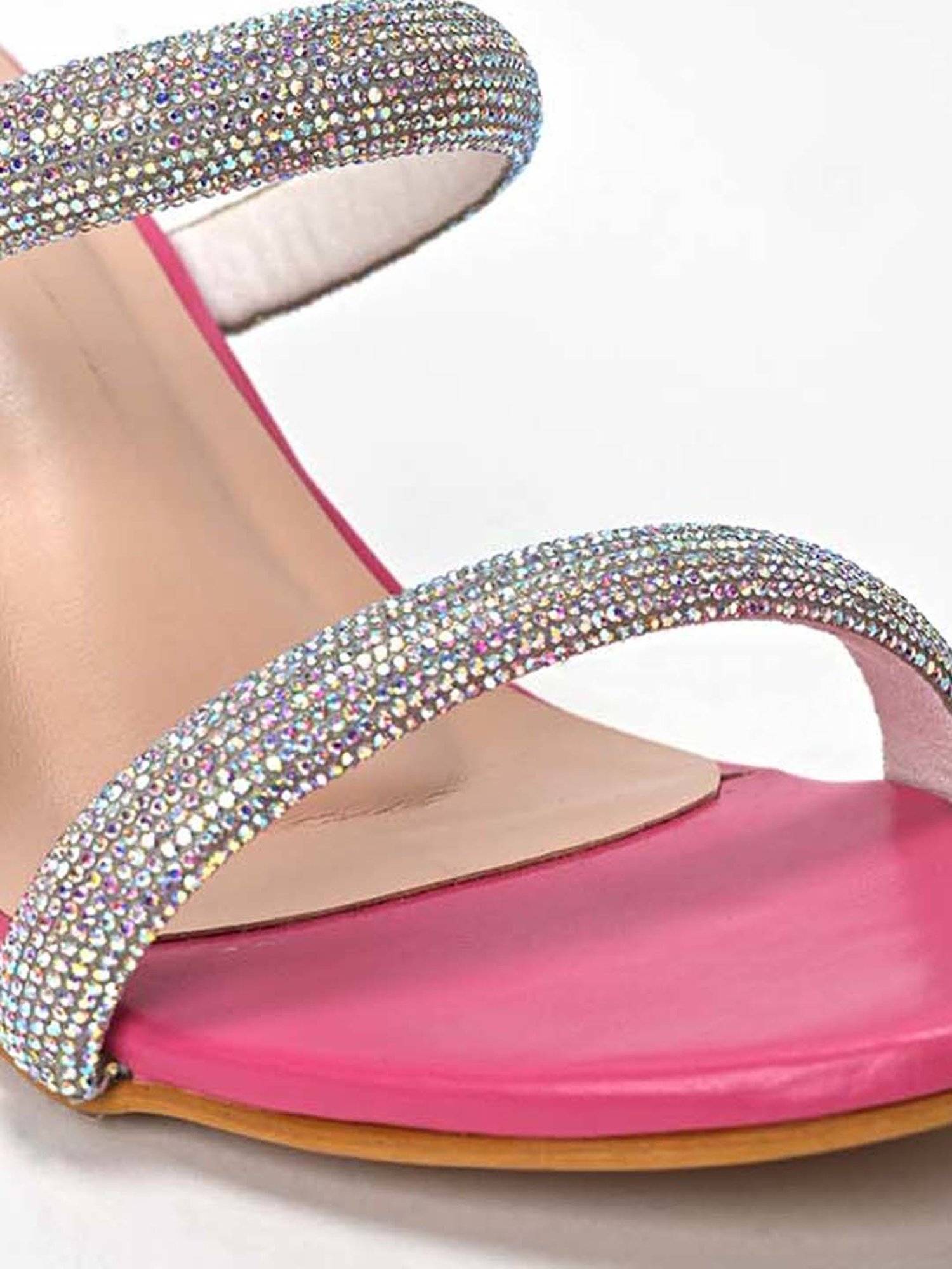 Scentra Women's Pink Casual Sandals