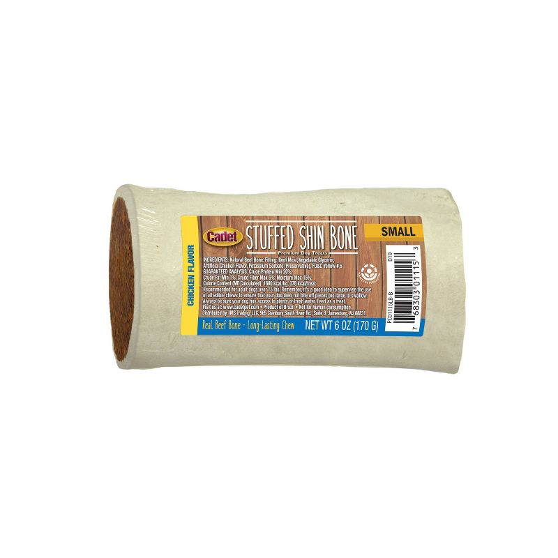 Cadet Shin Bone Chicken Rawhide Dog Treats - 8oz