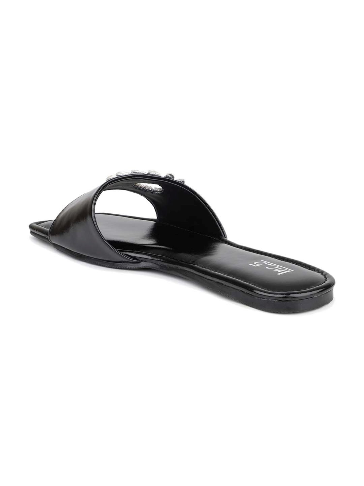 Inc.5 Women's Black Casual Sandals