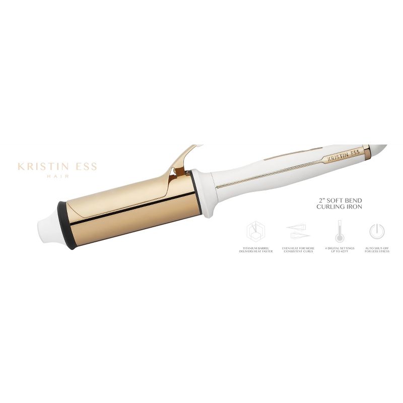 Kristin Ess Soft Bend Curling Iron - 2"