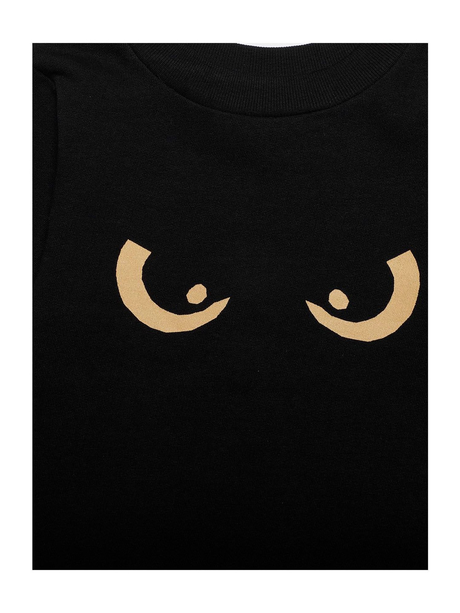 Nino Bambino Kids Black Printed Sweatshirt