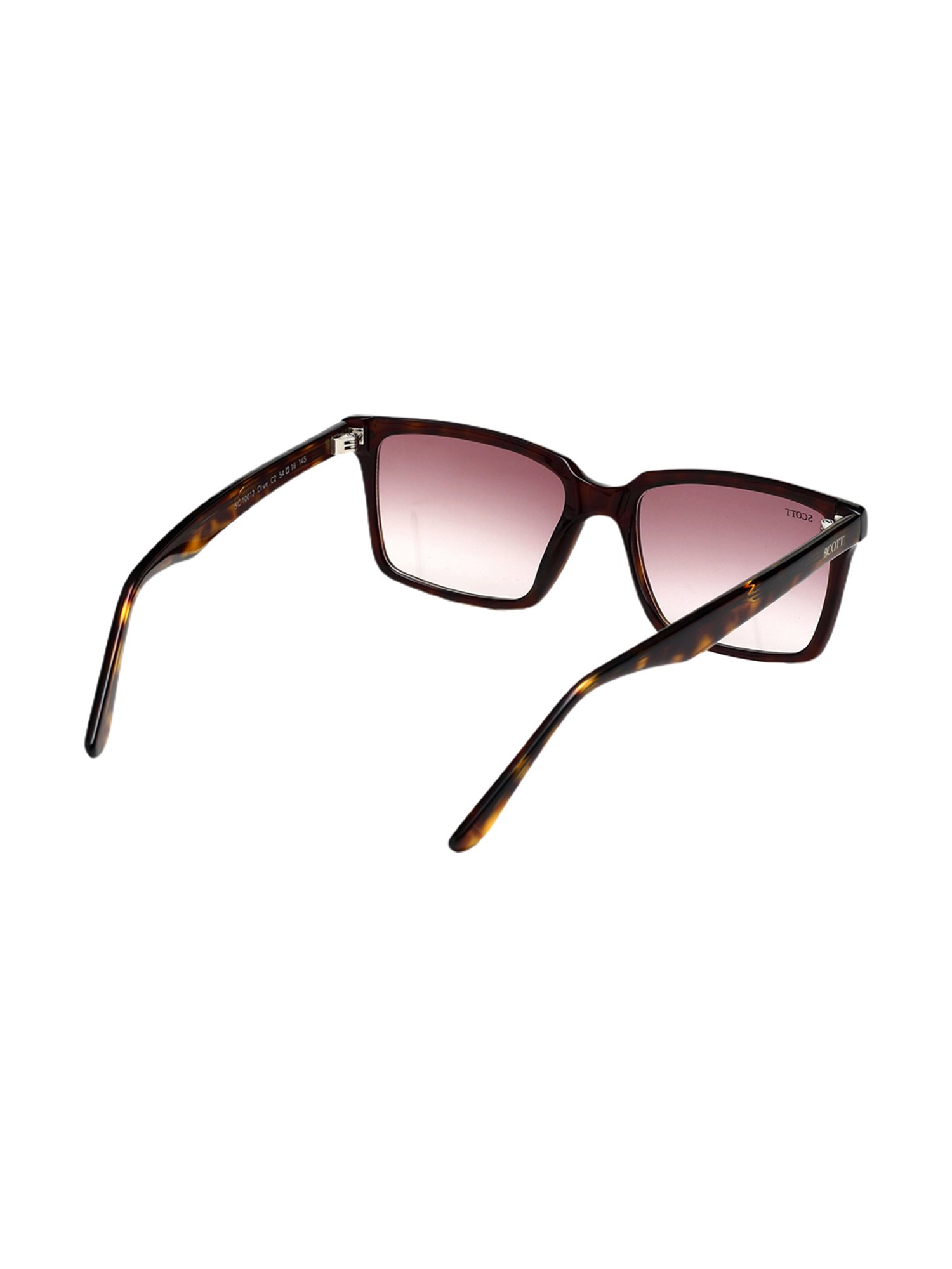 Scott Pink Rectangular Unisex Sunglasses