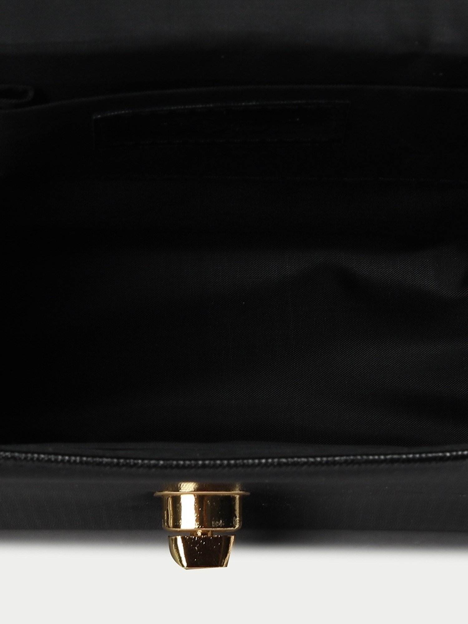 Code by Lifestyle Black Textured Sling Handbag