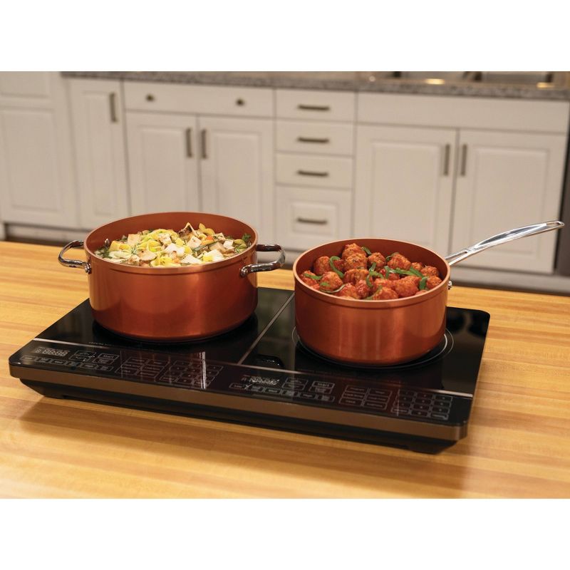 NuWave Double Precision Induction Cooktop Burner - Black 30602