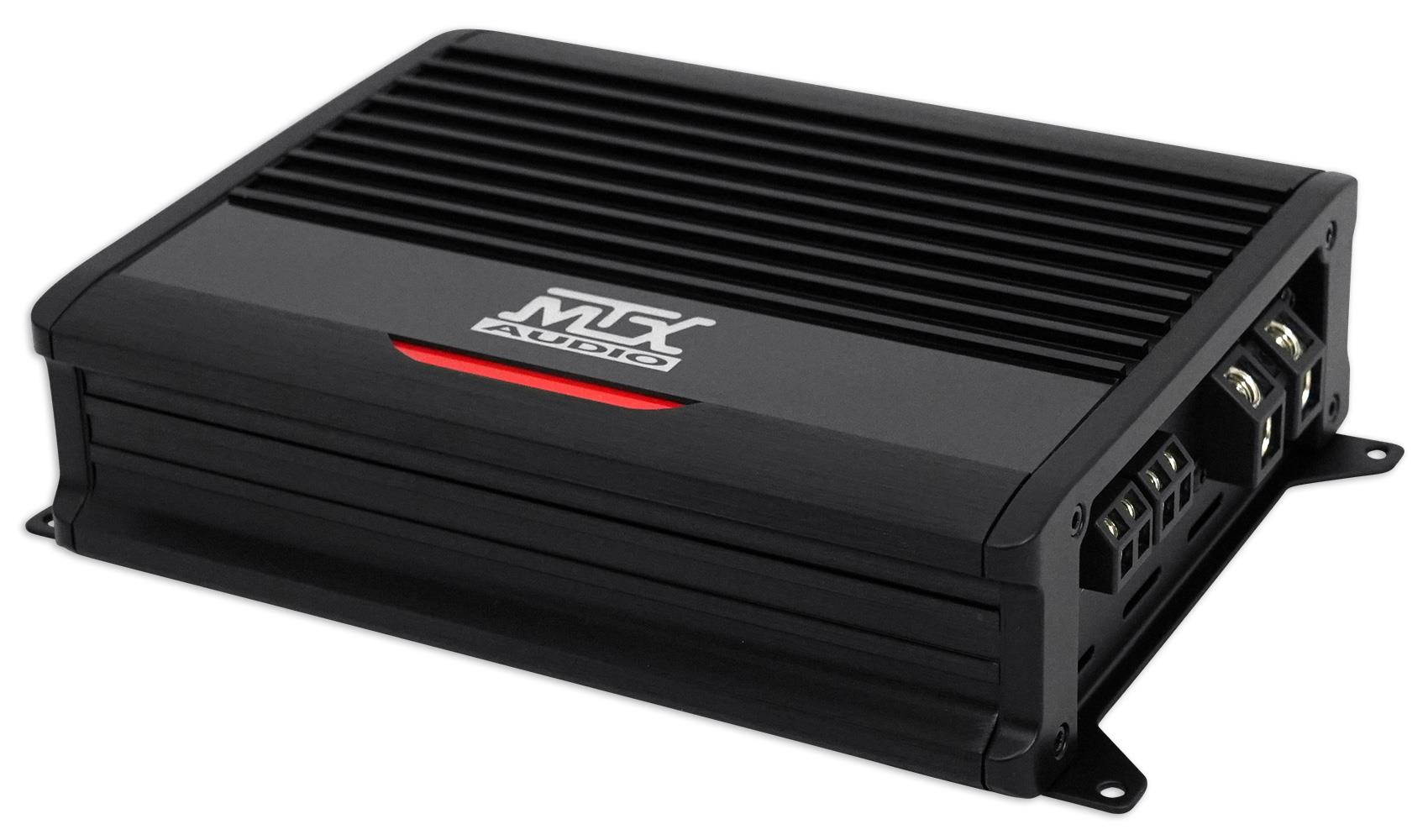 MTX THUNDER500.1 500 Watt RMS Mono Class D 2-Ohm Car Audio Amplifier+Amp Kit