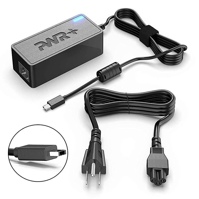 Extra Long 12 Ft 2 Slot Polarized AC Power Cord for Vizio Sharp Sony Sanyo HDTV Smart LED TV 2 Prong NEMA115P to IEC320C7 Plug Universal Replacement Wall Cable