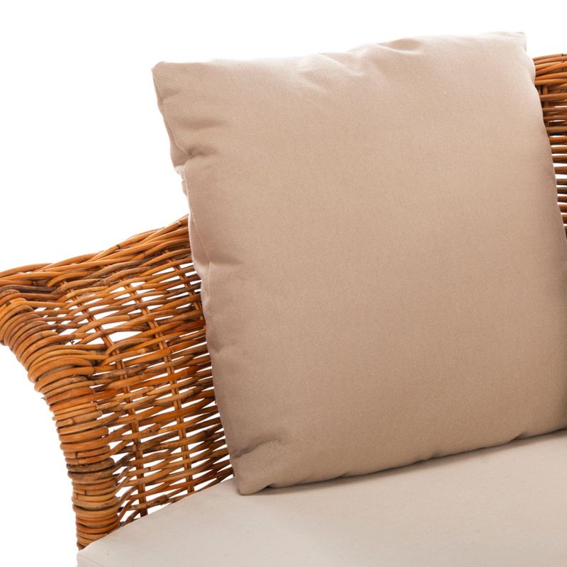 2 Seater Oahu Wicker Sofa Natural - Safavieh