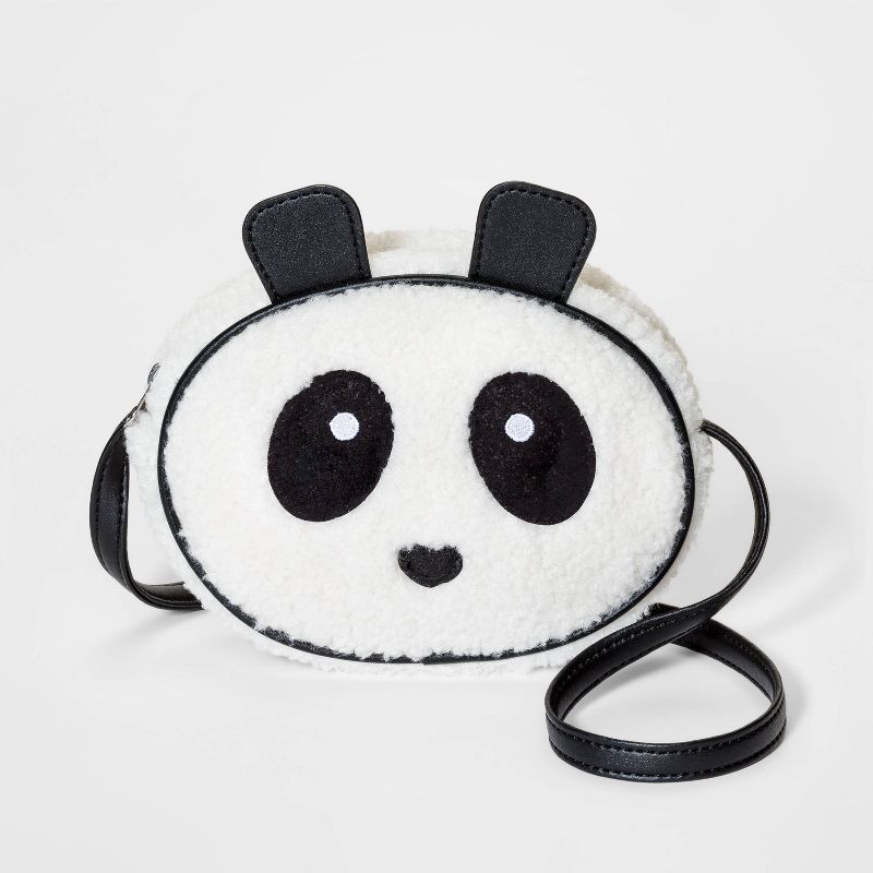 Girls' Panda Crossbody Bag - Cat & Jack™ White