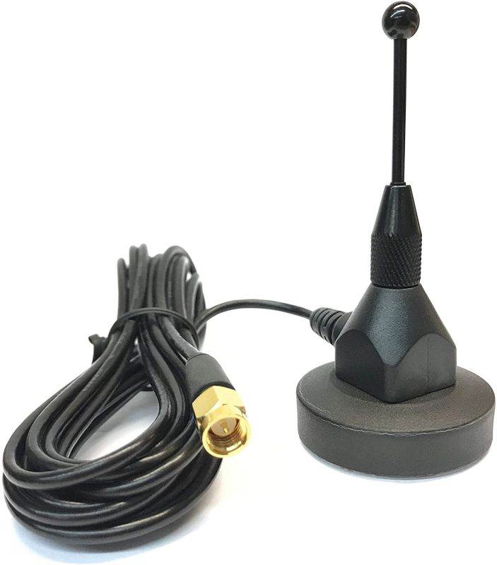 Dual-Band Magnet Mount Cell Phone Antenna Booster Signal for Car, Truck & Boat - 800/1900 MHz Omni Directional with 9.5 ft. RG174 Cable and SMA Male Connector - Mobile Cellphone Weboost Antenna