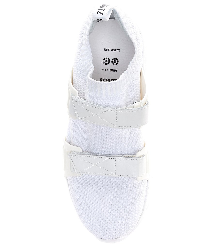 Schutz Melyna Adjustable Straps Mesh Slip-On Sneakers
