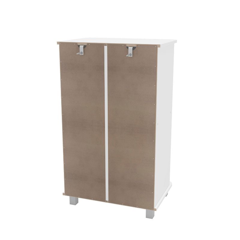Michigan 2 Door Storage Cabinet White - Chique