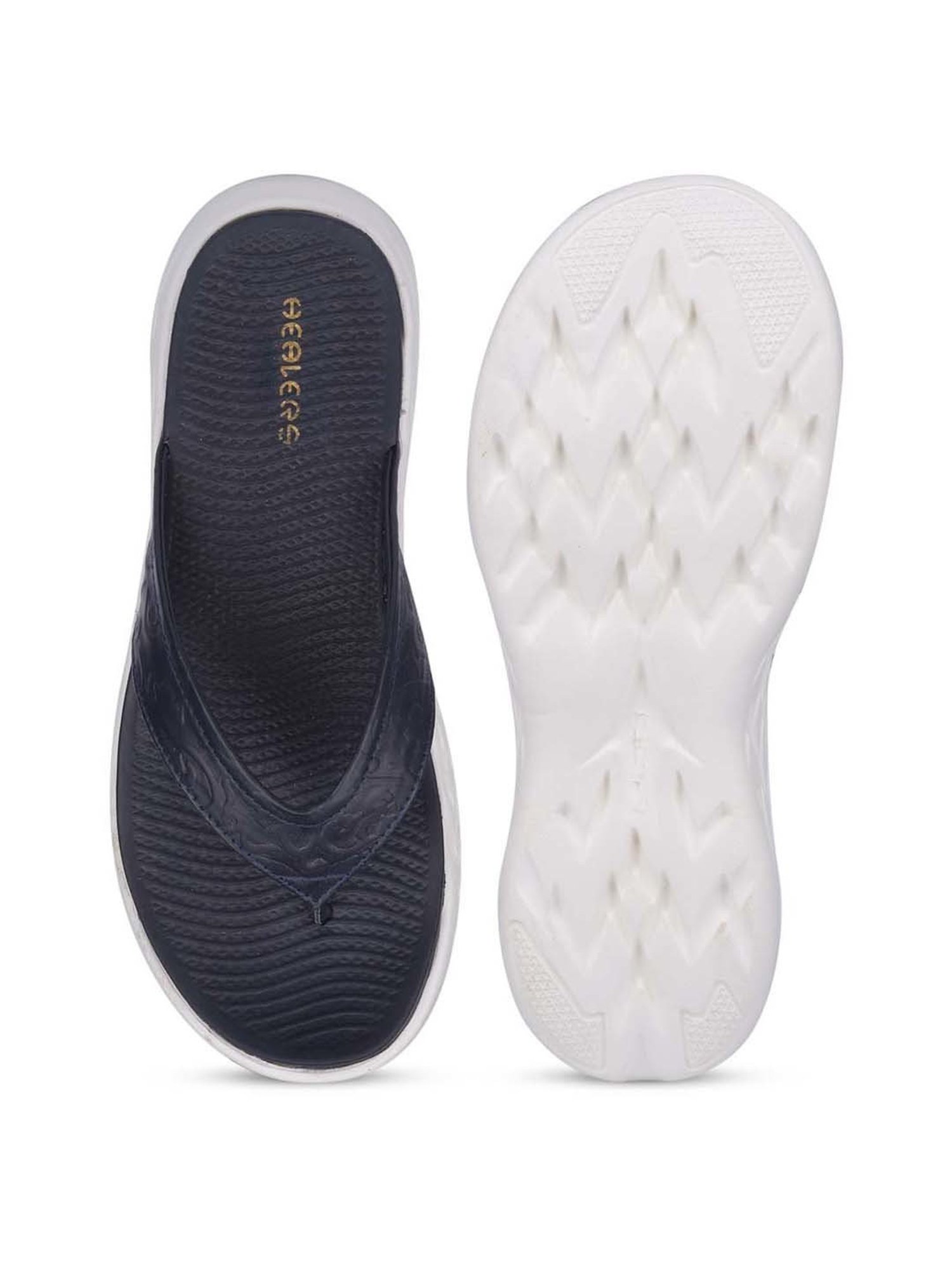 Healers by Liberty Women's Navy Thong Wedges