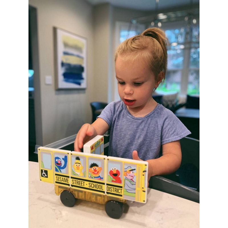 Magna-Tiles Sesame Street School Bus