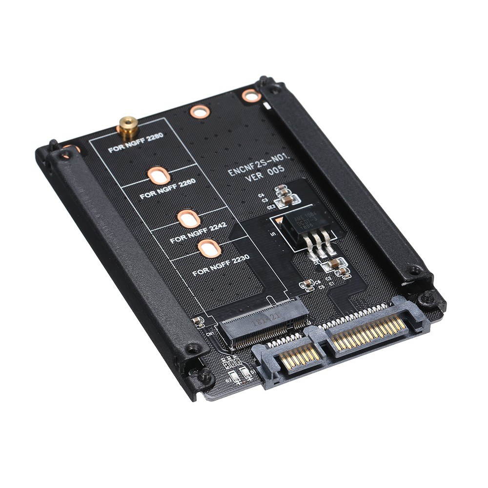NGFF to SATA Adapter Card M.2 KEY B-M SSD SATA3.0 Converter Support Model 2230 2242 2260 2280