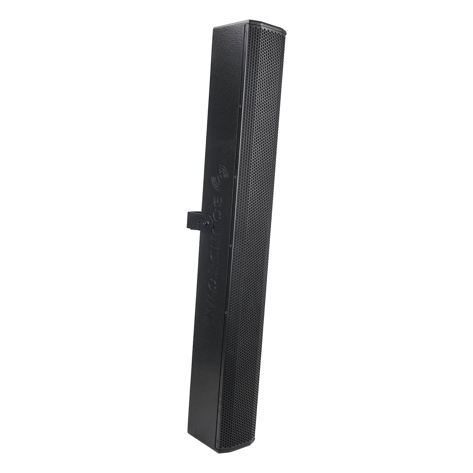 Sound Town Passive Wall-Mount Column Mini Line Array Speaker with 8 x 5&rdquo; Woofers, Black for Live Event, Church, Conference, Lounge (CARPO-V10B)