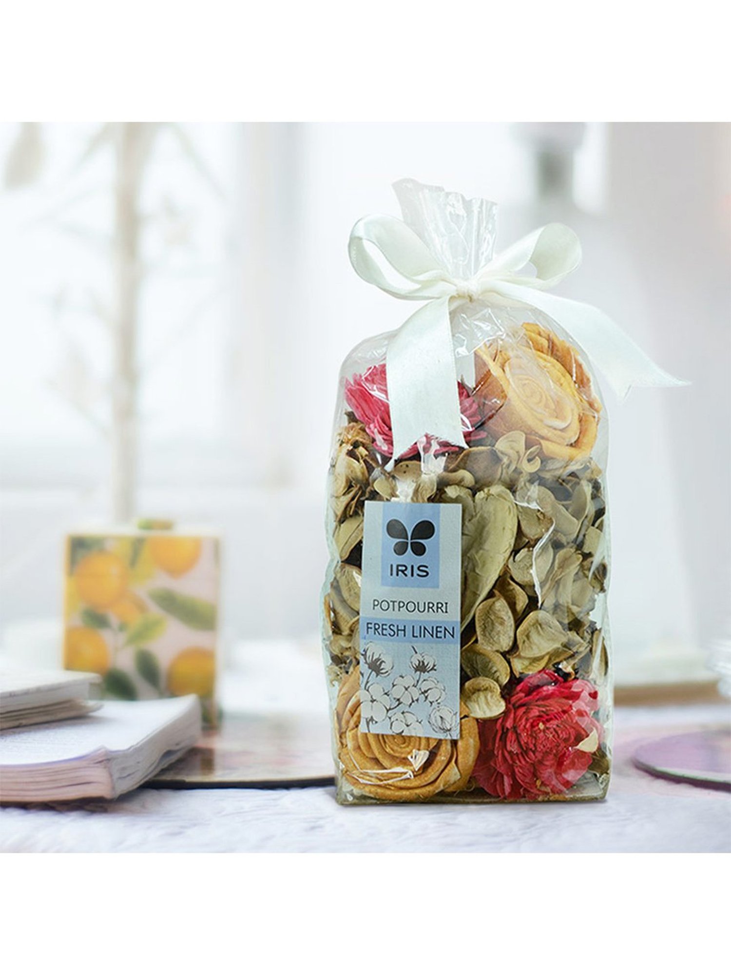 IRIS White Fresh Linen Eco Friendly Potpourri