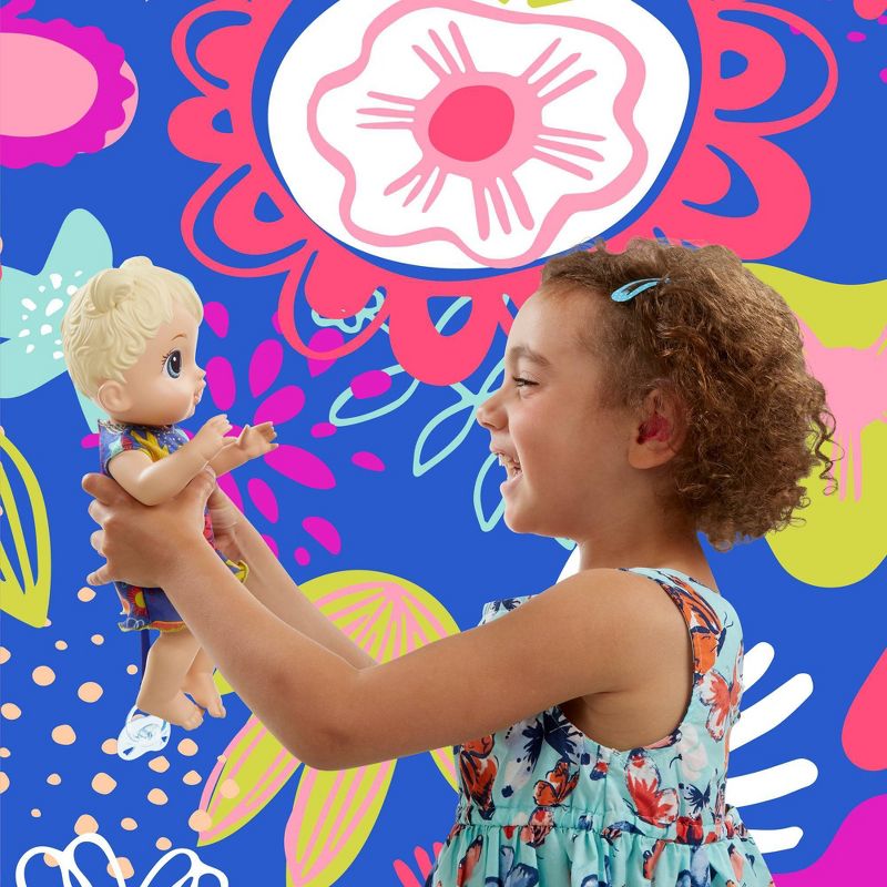 Baby Alive Baby Lil Sounds: Interactive Baby Doll - Blue Dress