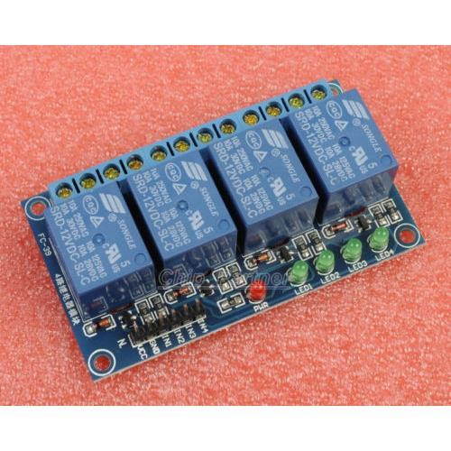 12V 4-Channel Relay Module High Level Triger Relay shield for Arduino