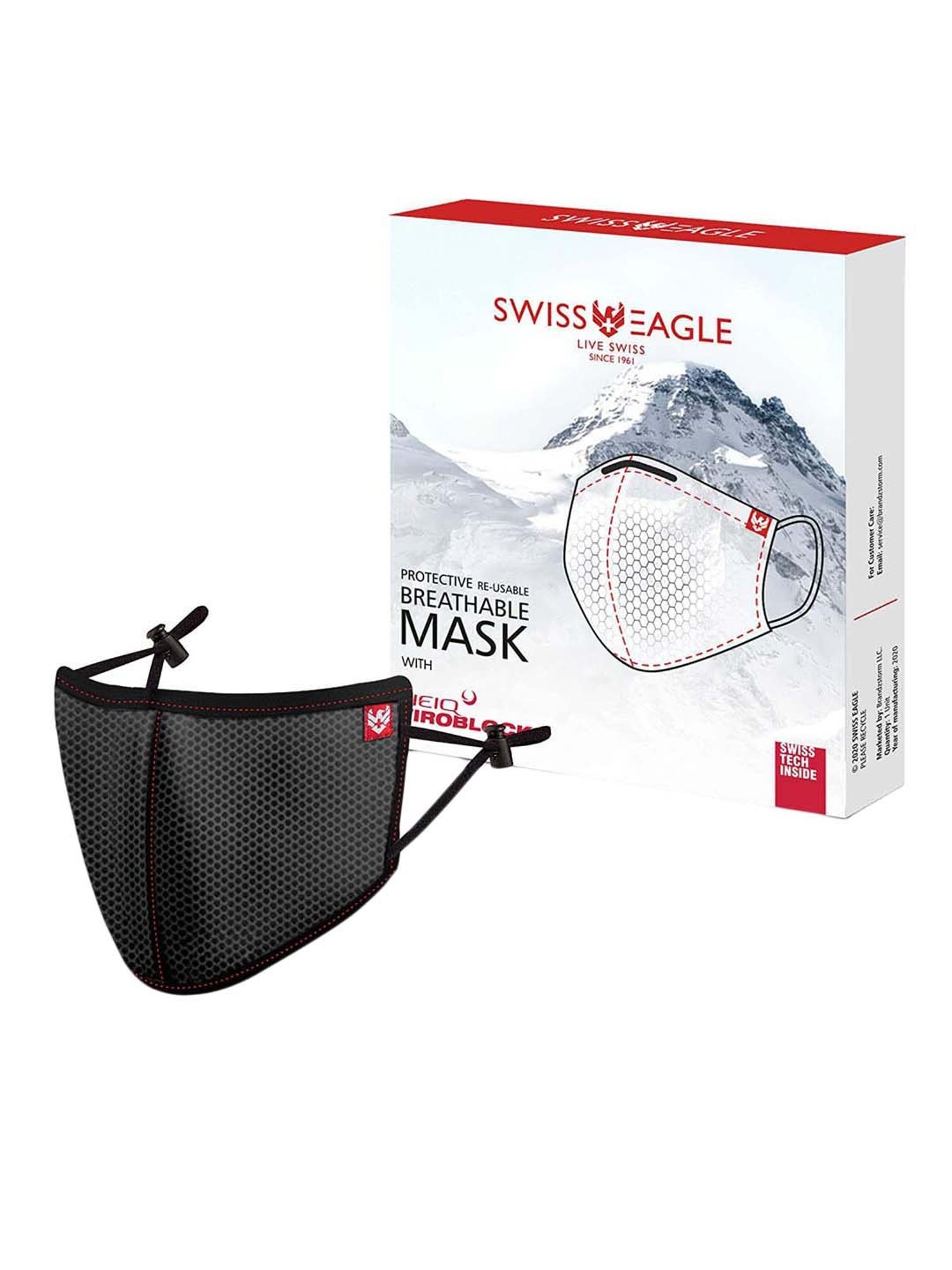 Swiss Eagle 6 Layered Reusable Face Mask