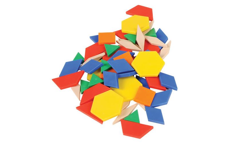 EDX Education Pattern Blocks - 250 Pieces