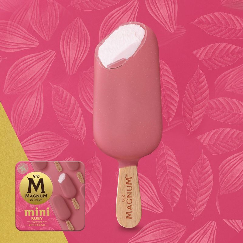 Magnum Mini Ruby Ice Cream Bars - 6ct/11.1oz