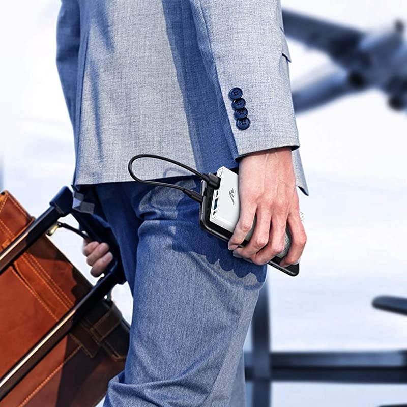 Portable Battery Charger for Cell Phone 10000mAh Power Bank 5V 21A Battery for Heated Vest Cell Phone Battery Pack Compatible with iPhone 66s78XXSXR iPad and Other Smart Devices