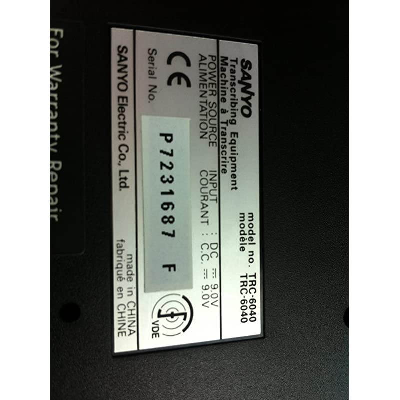 TRC-6040 - Microcassette Transcriber - Black