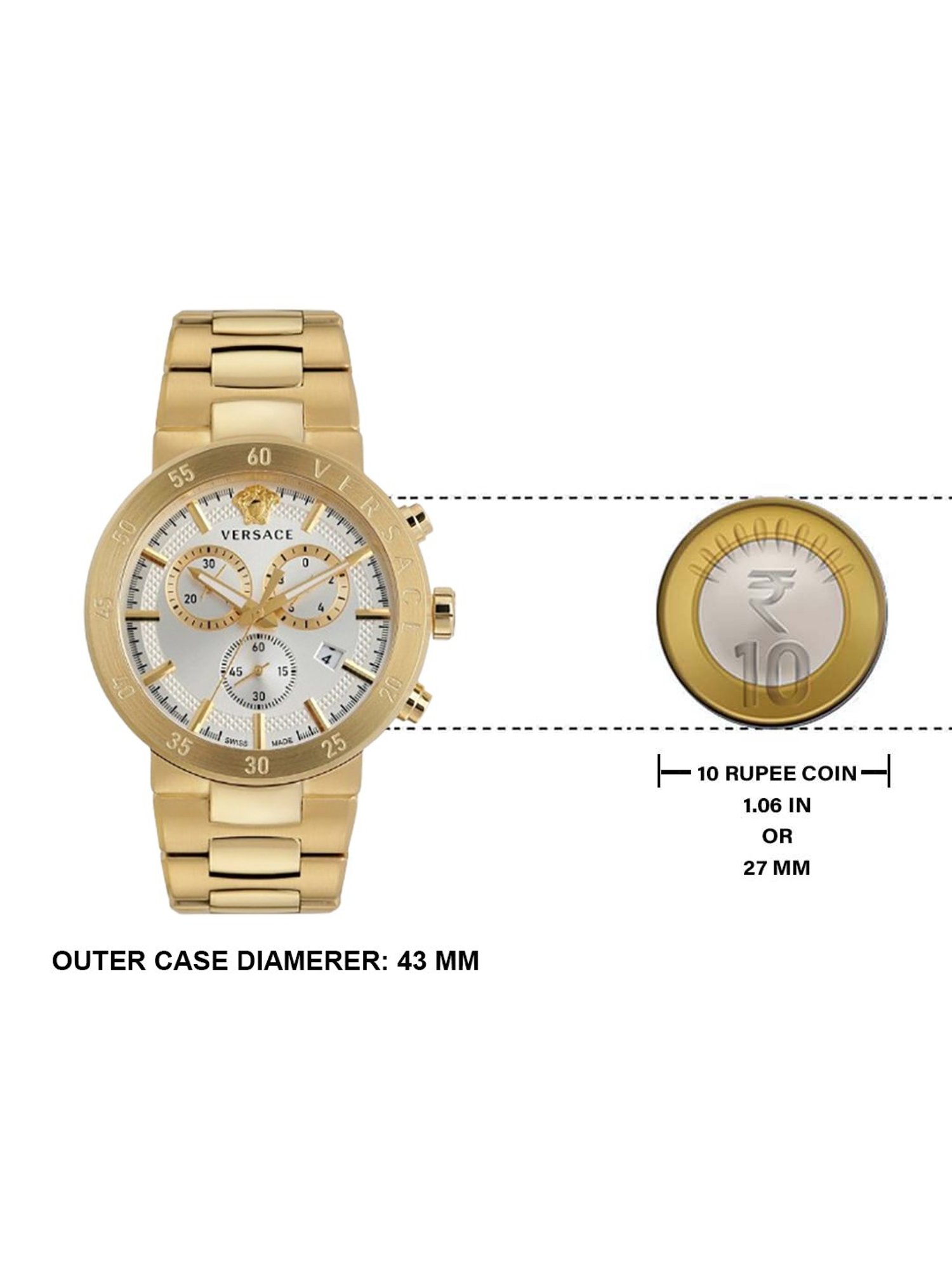 Versace VEPY00820 Chronograph Watch for Men