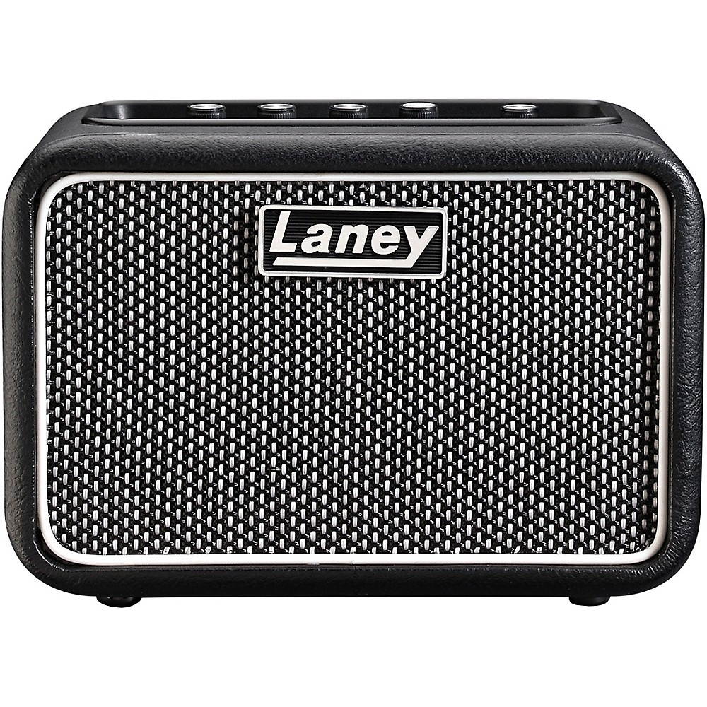Laney Mini-St-SuperG 2x3W Stereo Battery-Powered Guitar Amp Black and Silver