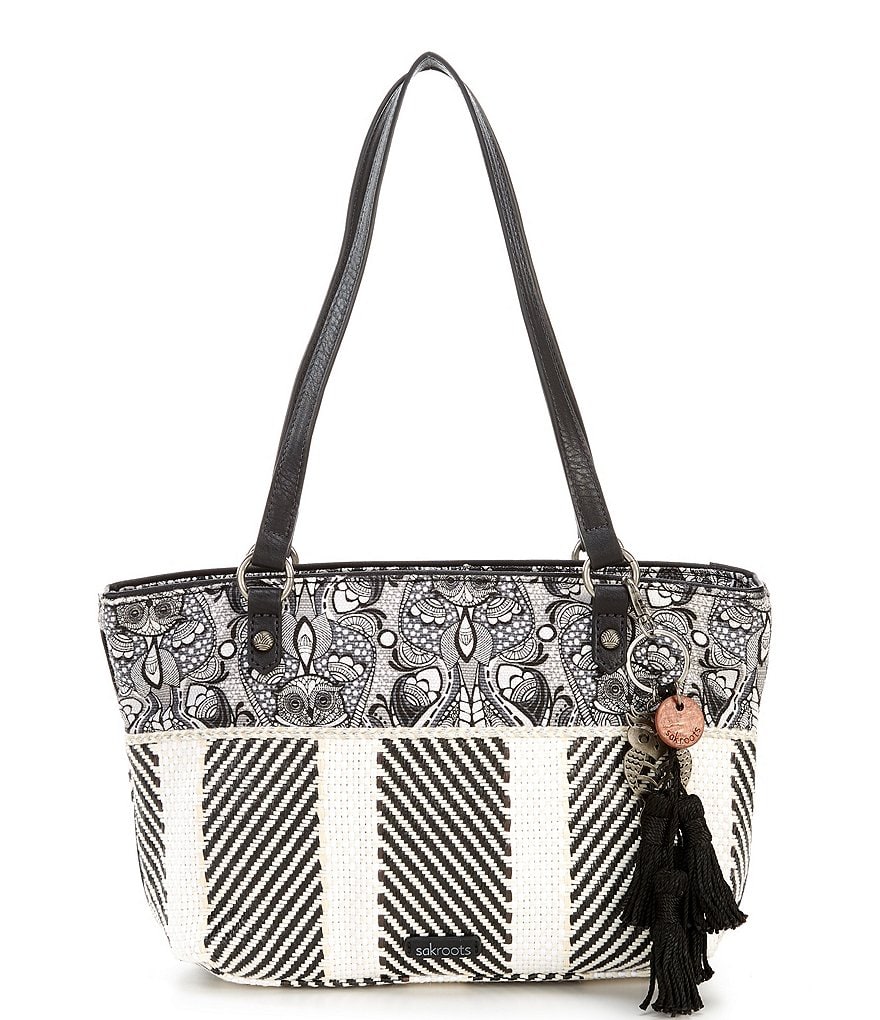 Sakroots Ellis Small Straw Satchel Bag