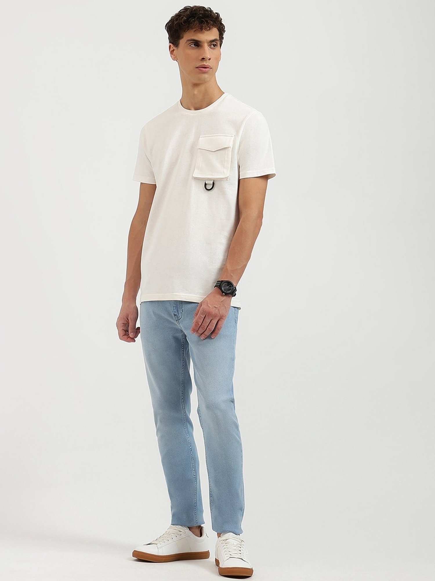 United Colors Of Benetton Beige Relaxed Fit T-Shirt