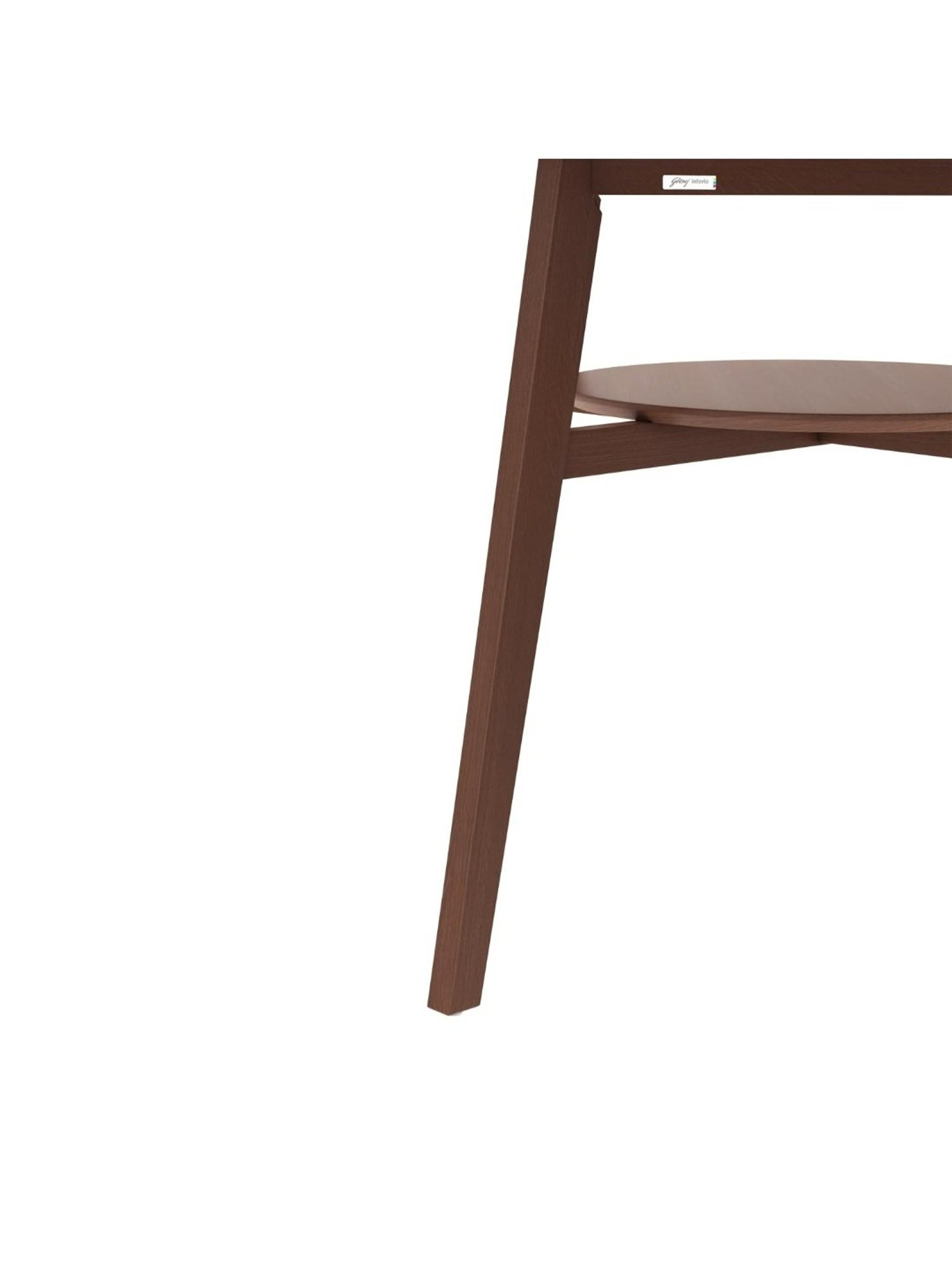 Ikiriya Kassel Solid Brown Wood Wine Rack Teak Finish