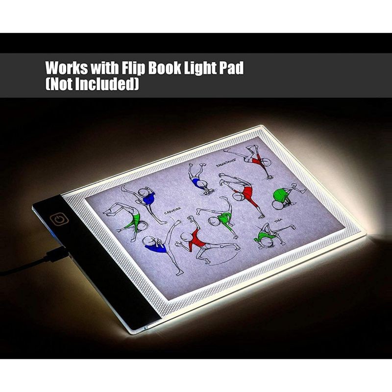 KONIBN Blank Flip Book Paper with Holes, 720 Sheets Flipbook Animation Paper, 4.5&rdquo; x 2.5&rdquo; Sketch Paper for Drawing, Sketching & Animating, Includes 36 Screws in 2 Sizes