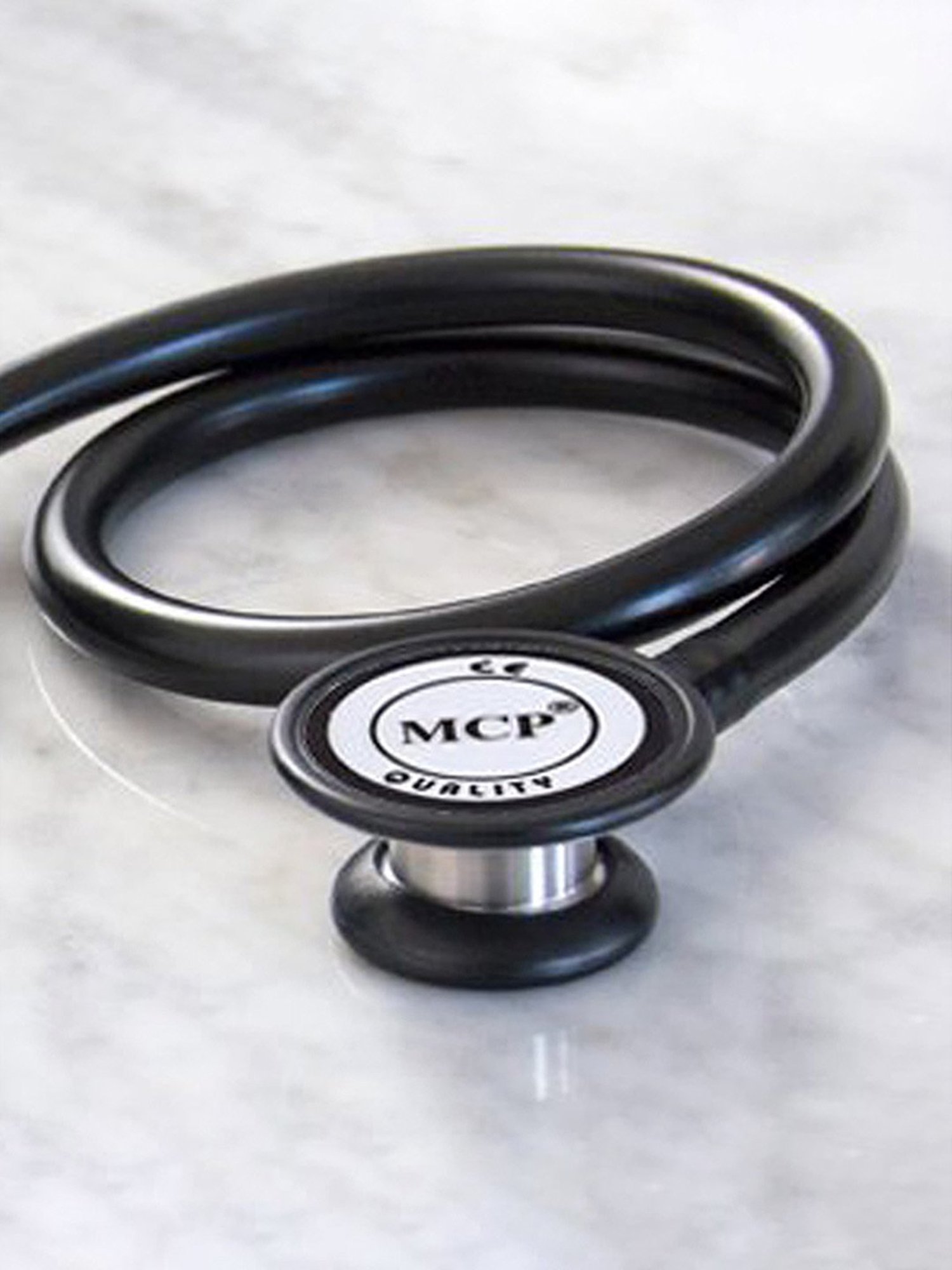 MCP Cardiology Stethoscope For Doctors, Medical Students and Nurses (Black)