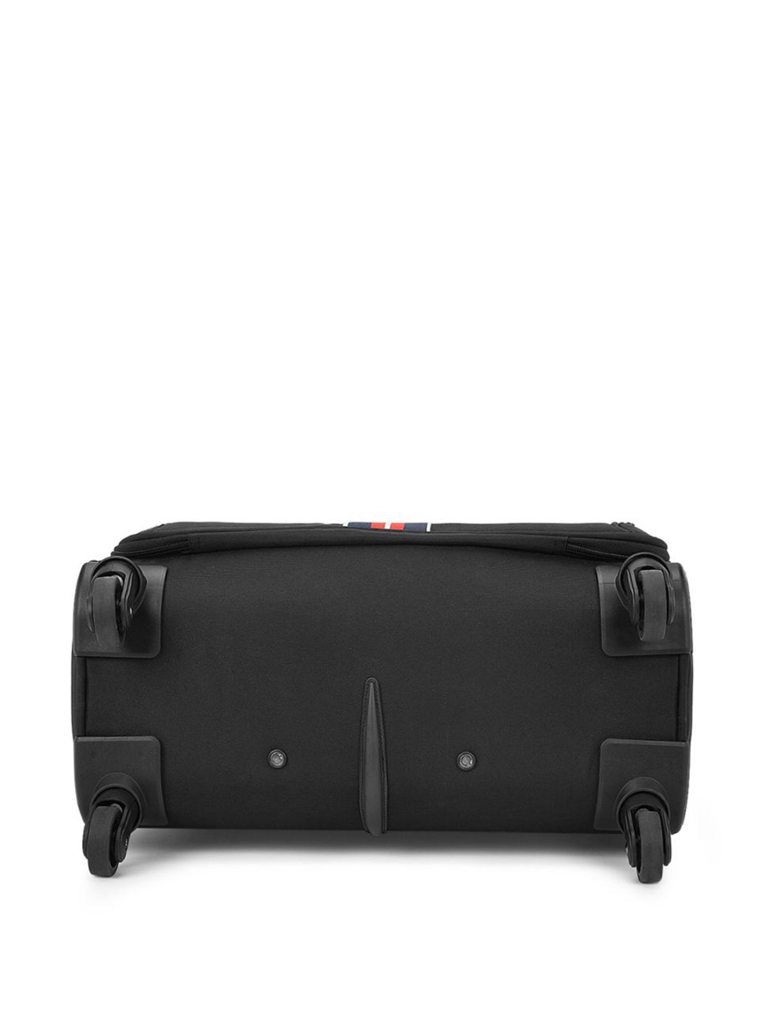 Tommy Hilfiger Nashville Black Solid Soft Cabin Overnighter Trolley Bag - 45 cm