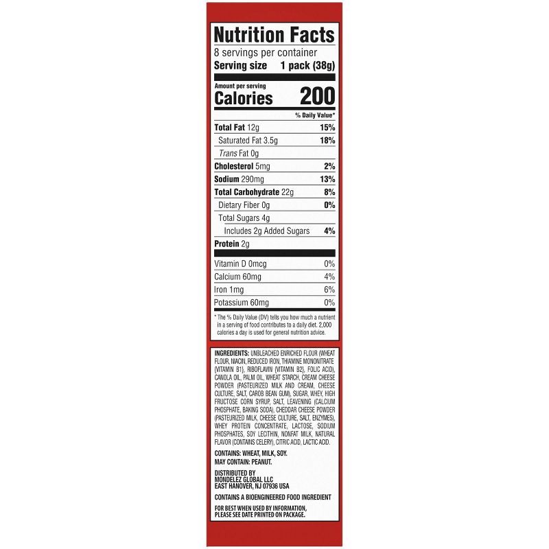 Ritz Cracker Sandwiches with Cream Cheese - 8ct/1.35oz