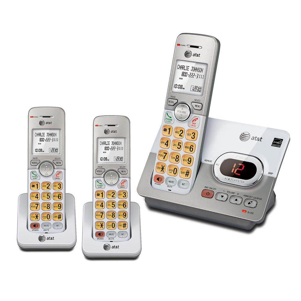 ATT EL52303 3 Handset Cordless Phone with Digital Answering System - DECT 6.0