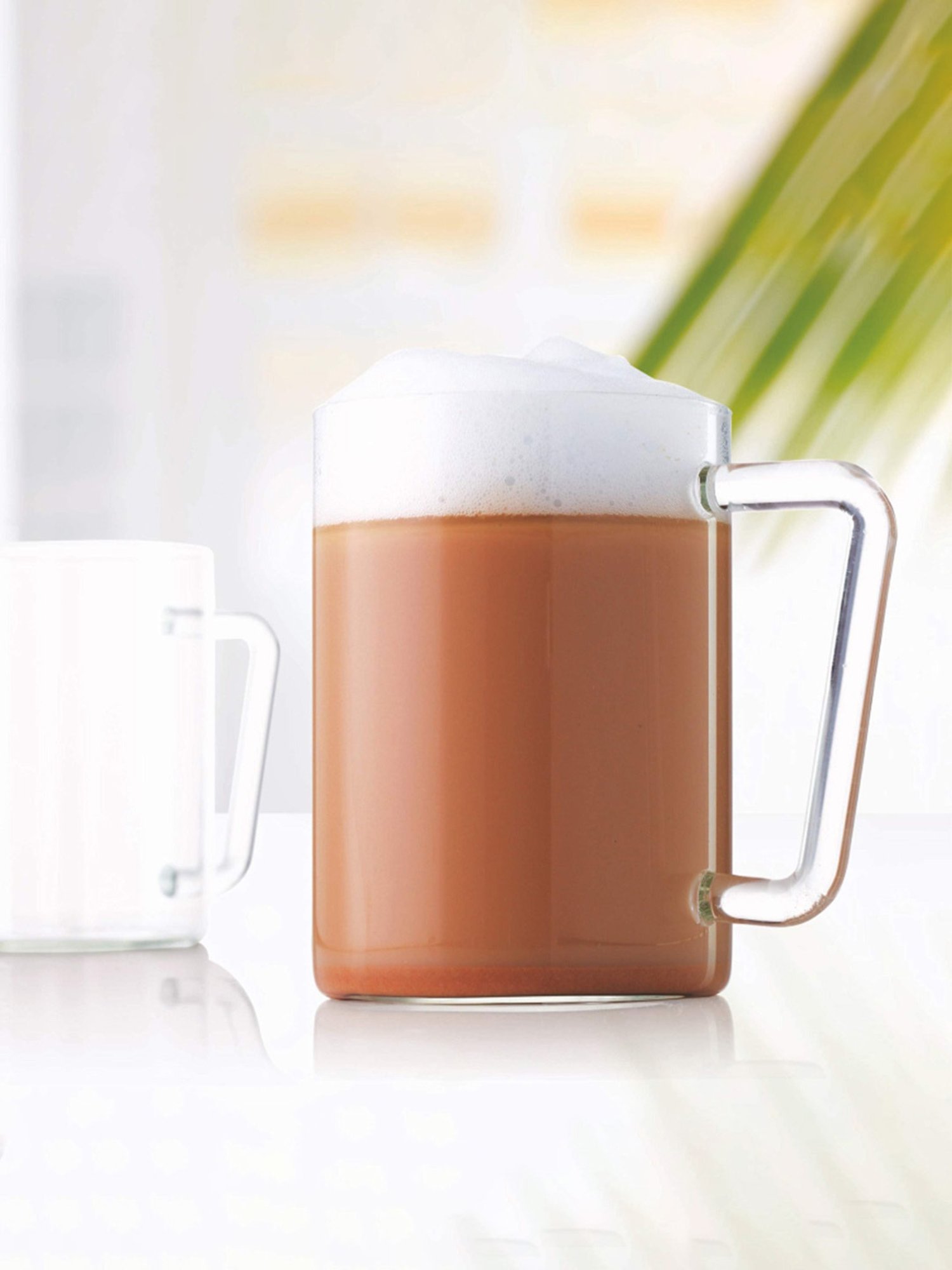 Borosil Transparent Glass Beer Mug - Set of 2 (500 ml)