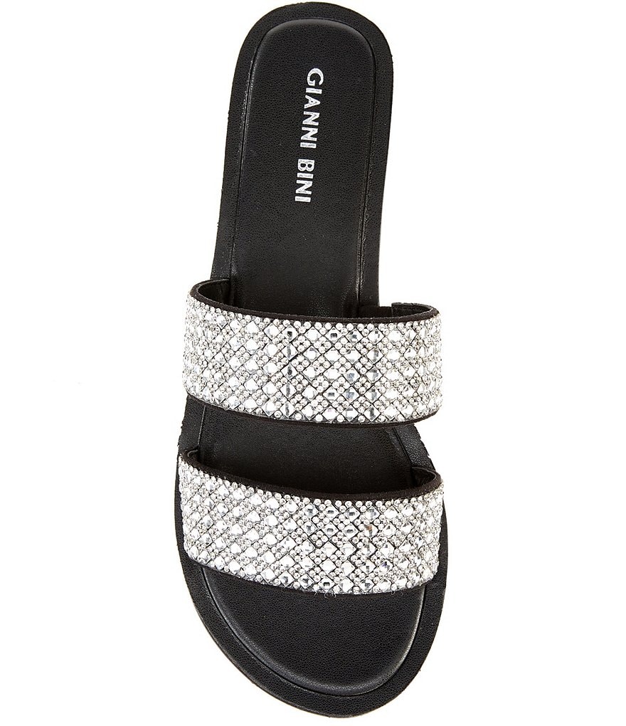 Gianni Bini Stola Jeweled Banded Flat Sandals