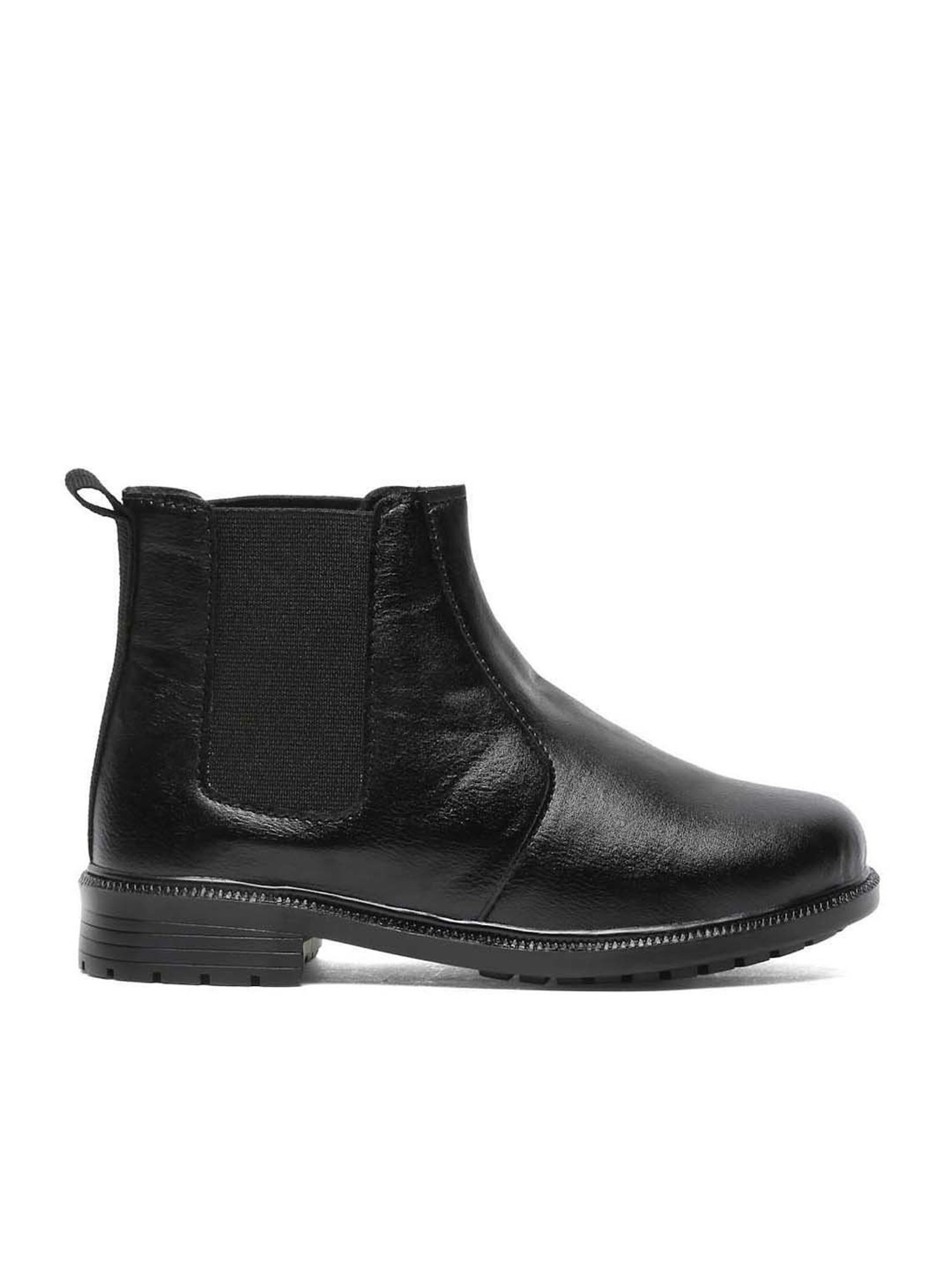Tiny Bugs Kids Black Casual Boots