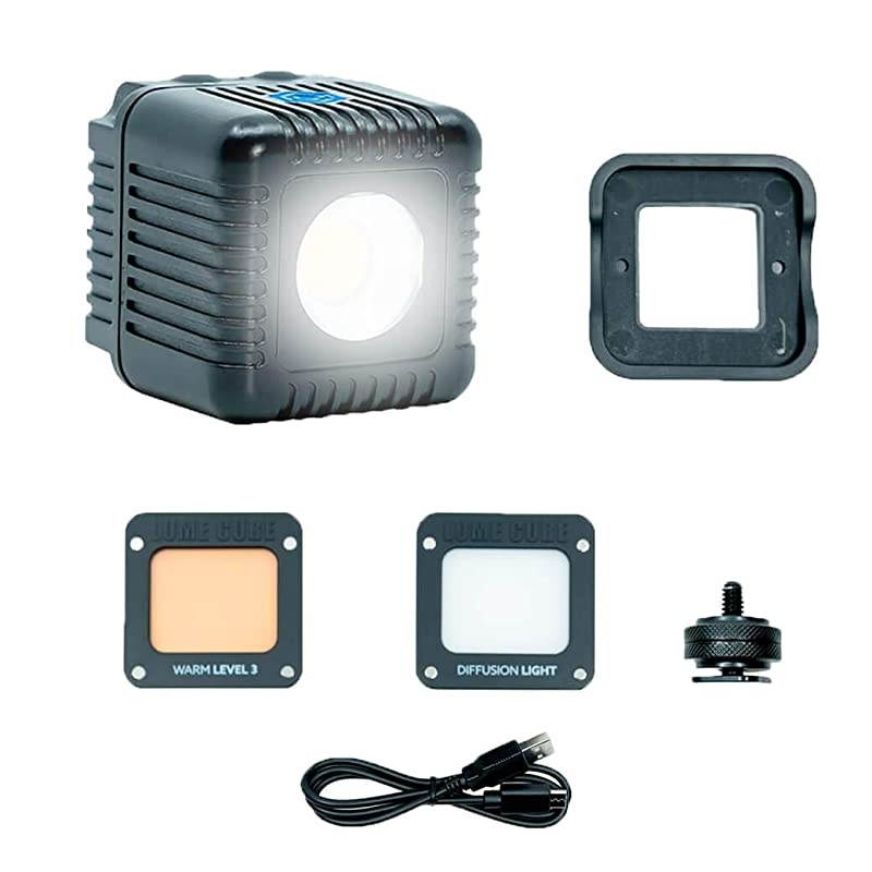 20 Daylight Balanced LED Light for Photo Video Content Creation Includes Warming Gel Diffuser DSLR Camera Mount for Sony Nikon Panasonic Fuji Canon GoPro Drones