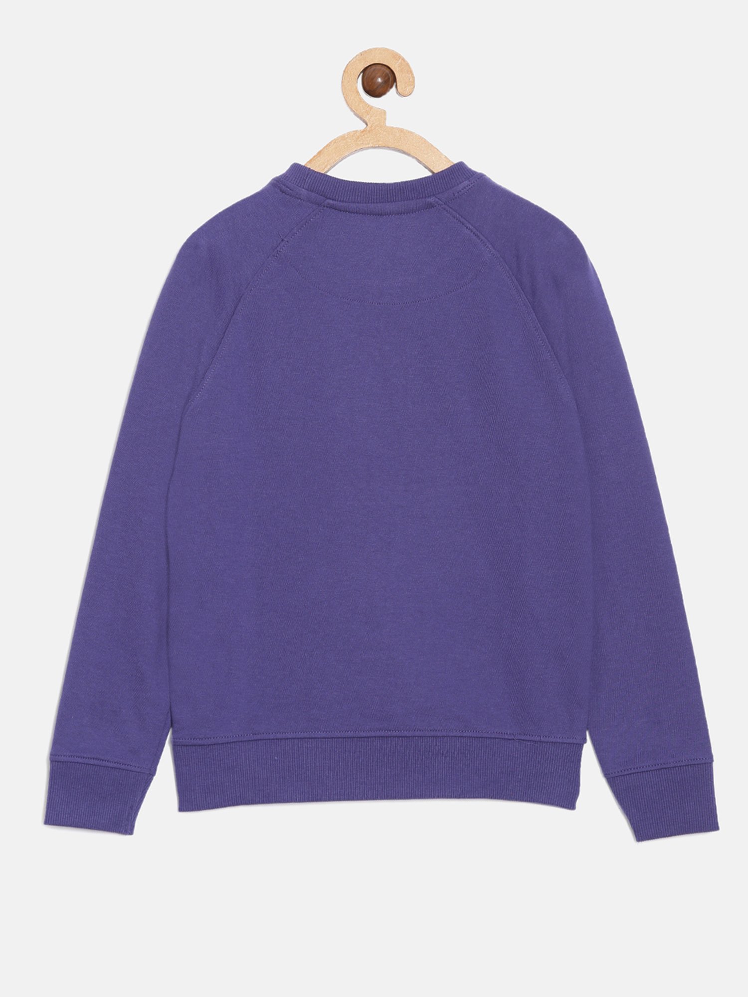 Dixcy Scott Originals Kids Purple Printed Full Sleeves Sweatshirt