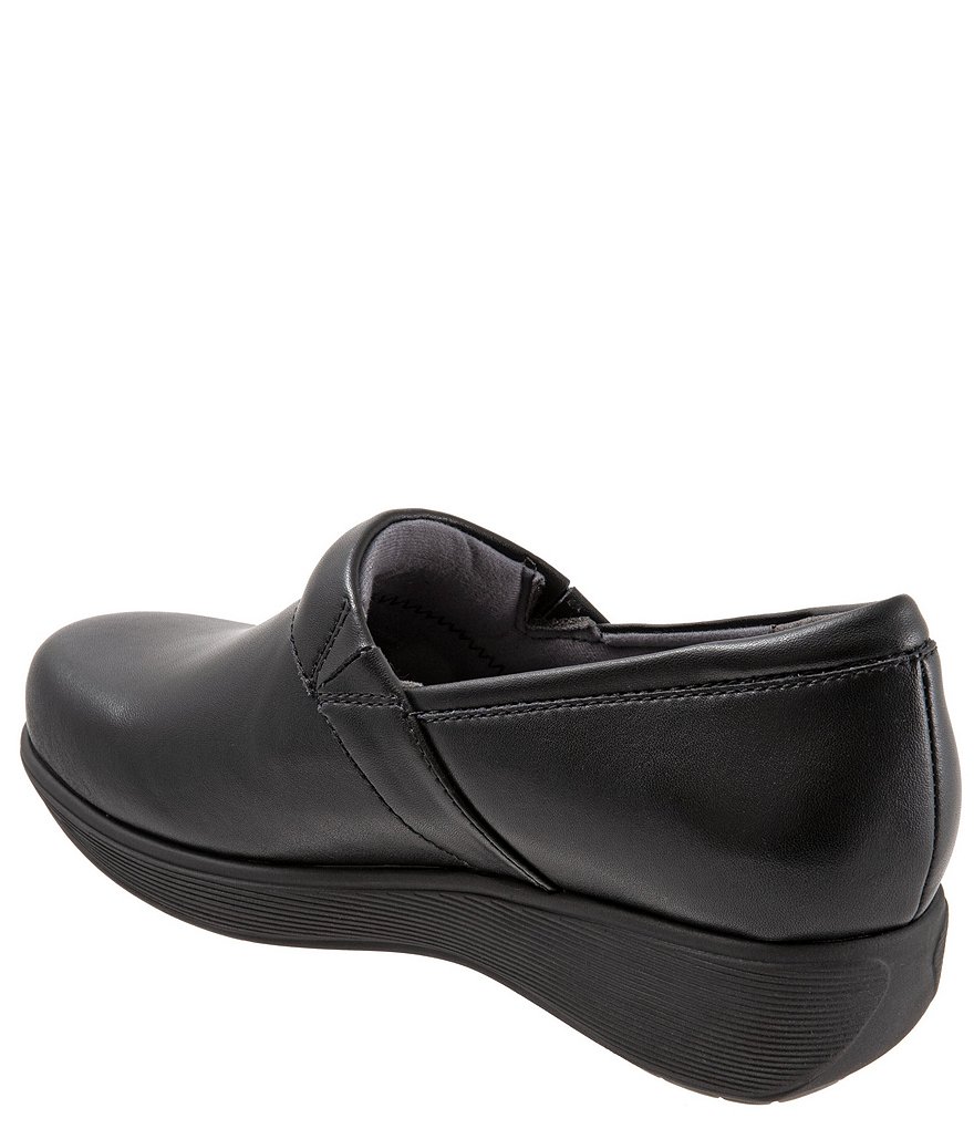 SoftWalk Meredith Sport Leather Slip-On Clogs