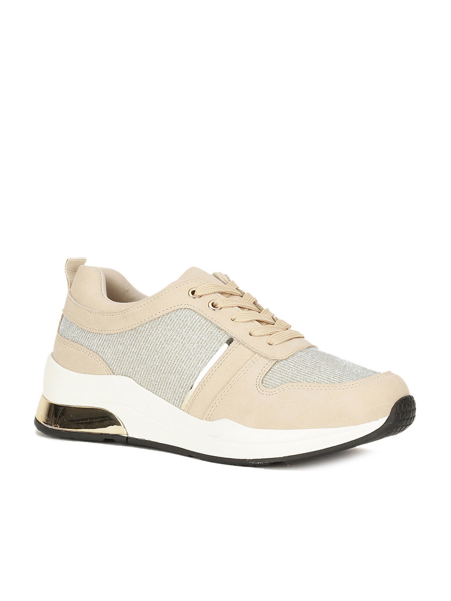 Bata Women's Beige Running Shoes