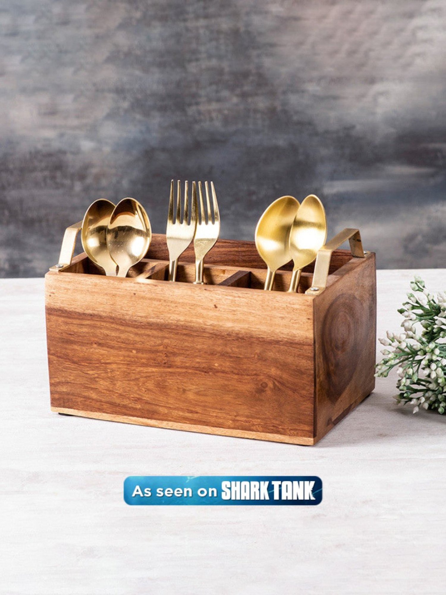 Home4U Iona Multi Wood Cutlery (2 Pcs)