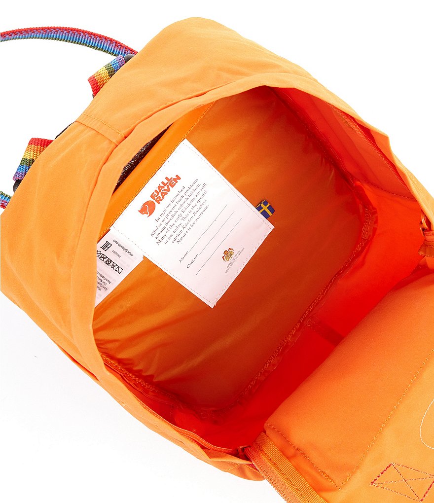 Fjallraven Mini Kanken Rainbow Handle Mini Backpack